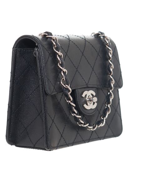 chanel pouch caviar|Handbags & Bags .